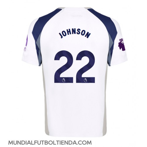 Camiseta Tottenham Hotspur Brennan Johnson #22 Primera Equipación Replica 2025-26 mangas cortas
